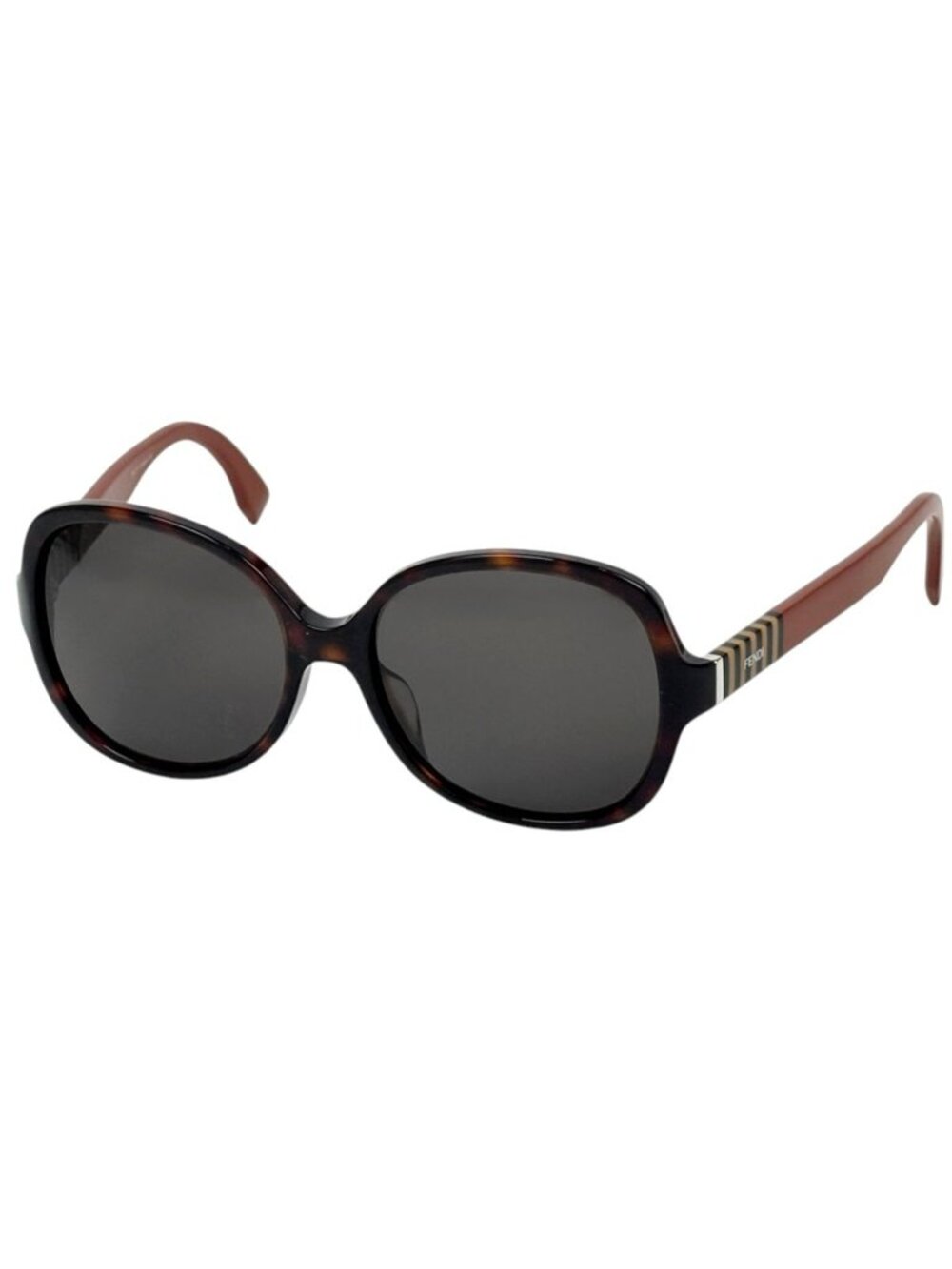 Fendi Sunglasses Pecan Pattern Acetate Brown Eyewear